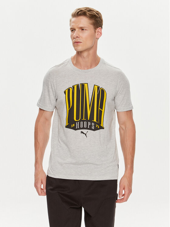 Puma Tricou TSA 624819 Gri Regular Fit