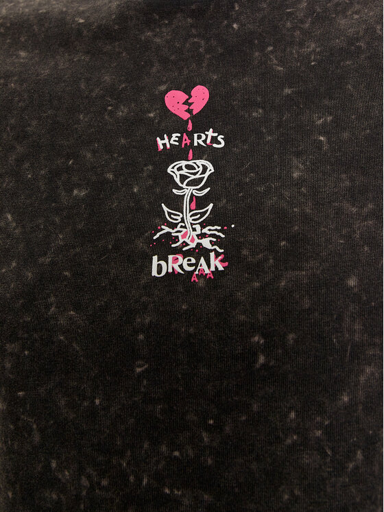 Vans Vans T-särk Heartbreaker Crew Crop Ii VN000GJZ Must Regular Fit