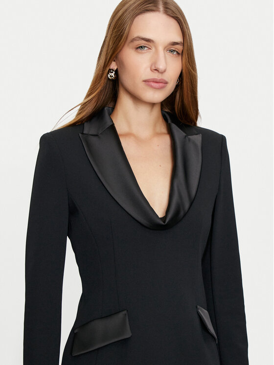 Imperial Imperial Cocktail obleka AFAWIAW Črna Slim Fit