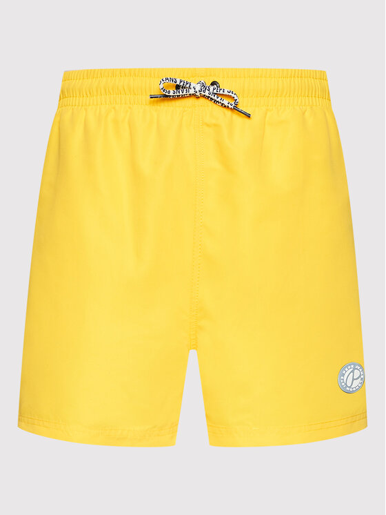 Pepe Jeans Pepe Jeans Szorty kąpielowe Rodd PMB10329 Żółty Regular Fit