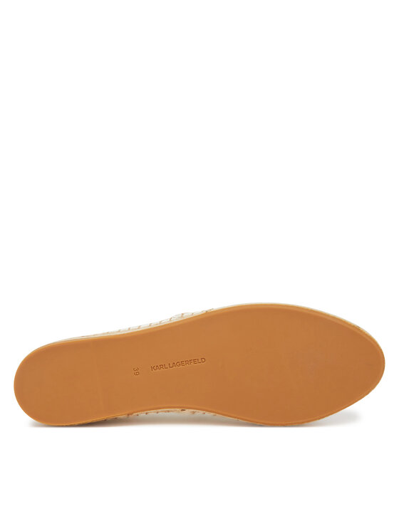 KARL LAGERFELD KARL LAGERFELD Espadrilky Kamini KL80121A Biela