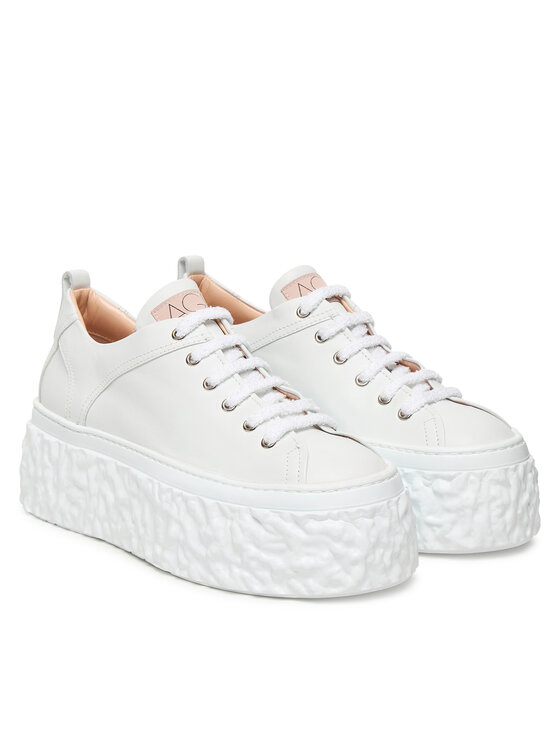 AGL AGL Sneakersy Magma D776001PGKA076A634 Bílá