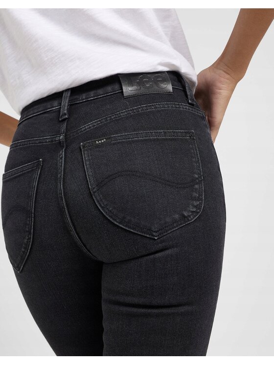 Lee Lee Jeansy Breese Boot Czarny Bootcut Fit