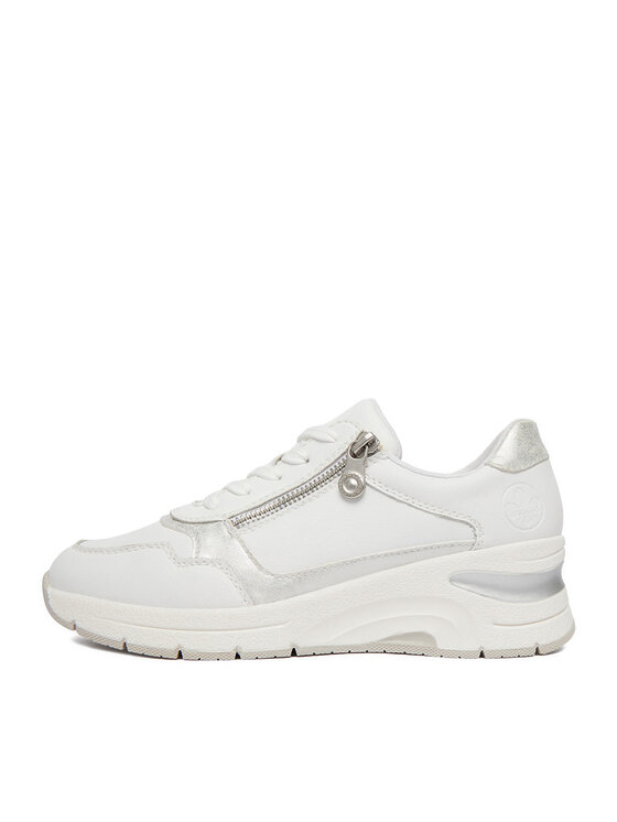 Rieker Rieker Sneakersy N9301-80 Biały