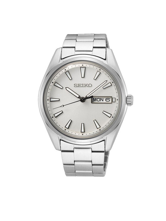 Seiko Uhr Classic Quartz SUR339P1 Silberfarben