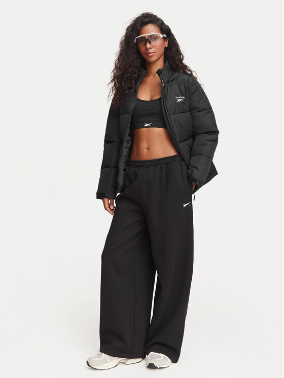Reebok Reebok Зимова куртка RCC00113 Чорний Regular Fit