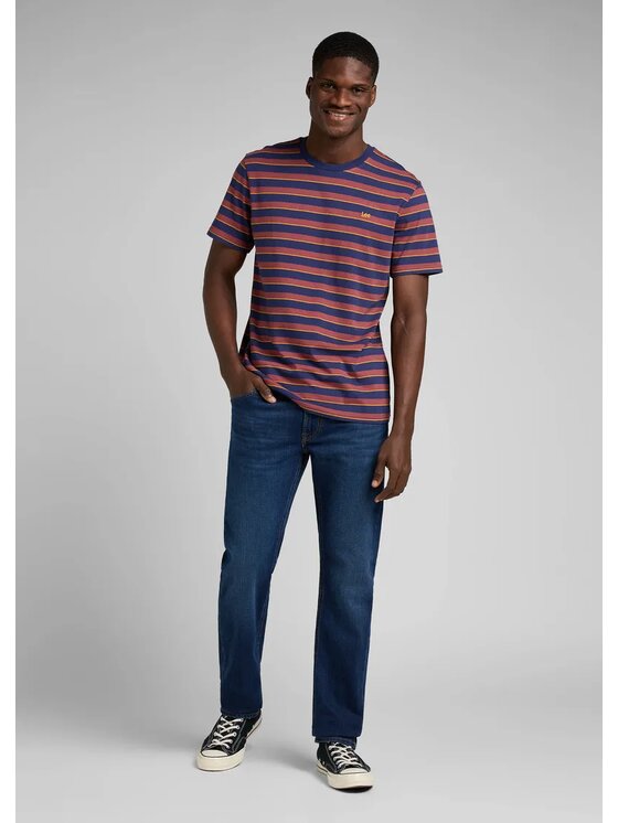 Lee Lee Jeansy DAREN ZIP FLY Niebieski Regular Fit