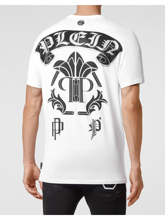 PHILIPP PLEIN PHILIPP PLEIN T-Shirt 8179 Bílá Regular Fit