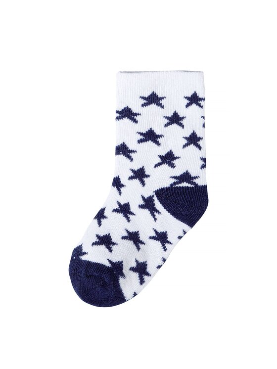 MINOTI MINOTI Zestaw 3 par wysokich skarpet dziecięcych 13sock 3 Niebieski