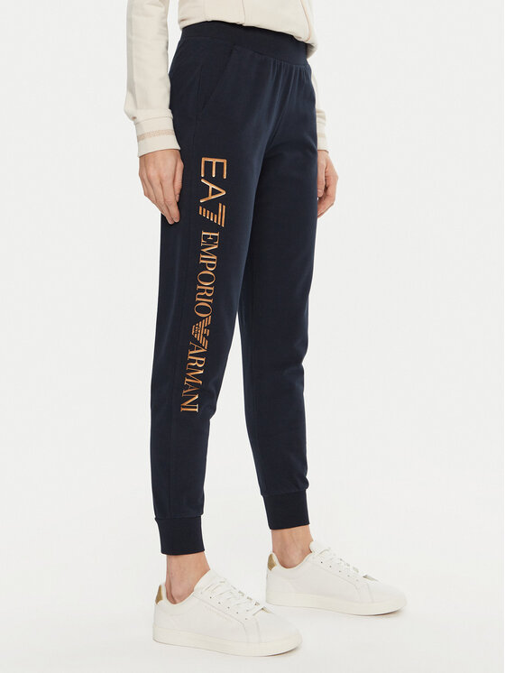 EA7 Emporio Armani EA7 Emporio Armani Melegítő alsó 8NTP85 TJTXZ 1562 Sötétkék Regular Fit