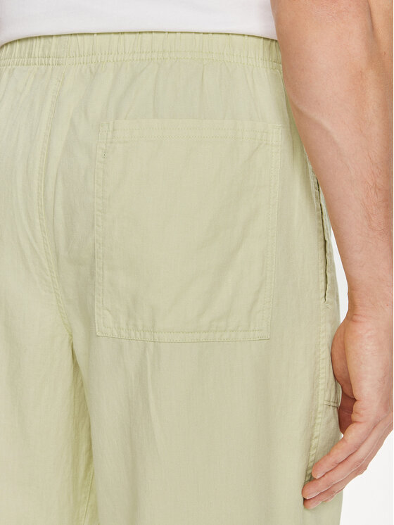 Calvin Klein Jeans Calvin Klein Jeans Pantaloni din material J30J325126 Verde Regular Fit