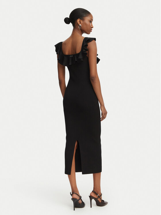 MICHAEL Michael Kors MICHAEL Michael Kors Každodenné šaty MS683CG33D Čierna Slim Fit