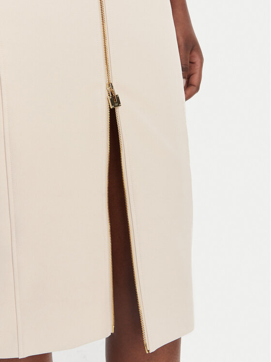 Elisabetta Franchi Elisabetta Franchi Abito da cocktail AB-900-61E2-V430 Écru Regular Fit