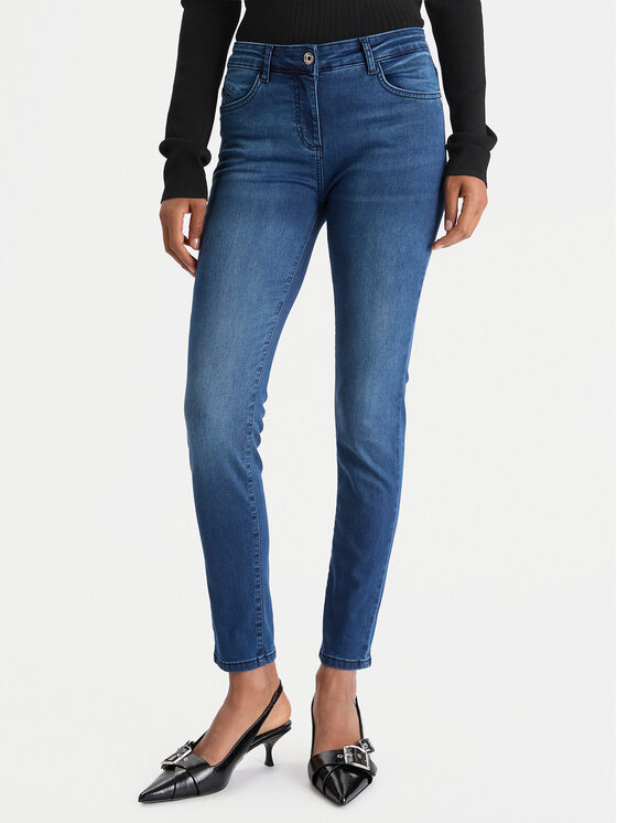 Patrizia Pepe Patrizia Pepe Blugi CP0509/D1HIB-C920 Bleumarin Slim Fit