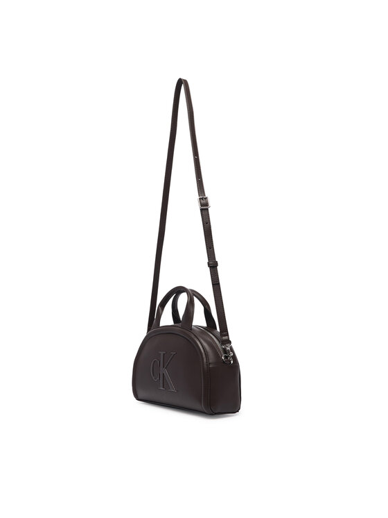 Calvin Klein Calvin Klein Rankinė Bold Ck Dome Crossbody LV04F3895G Tamsiai ruda