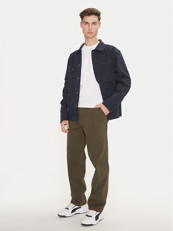 Champion Champion Pantaloni di tessuto 220509 Verde Straight Leg