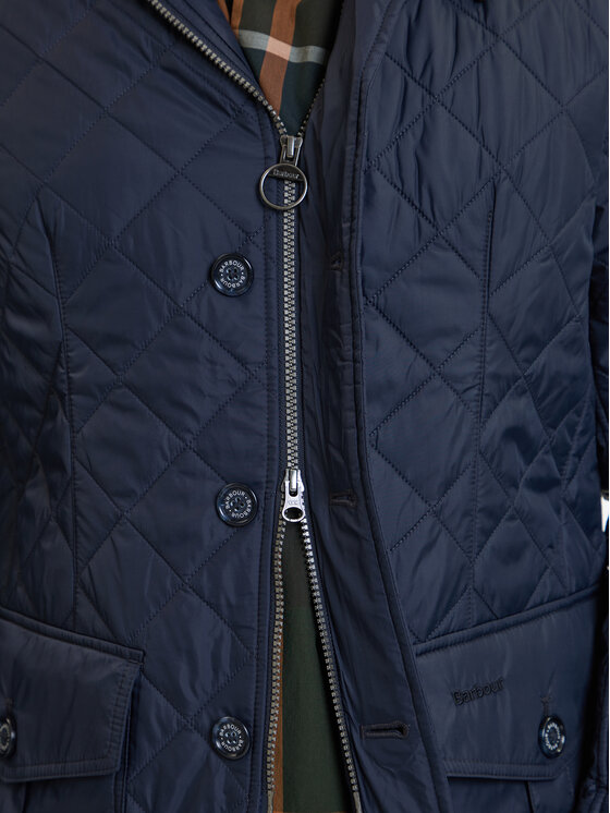 Barbour Barbour Giacca di transizione Quilted MQU0559NY91 Blu scuro Regular Fit