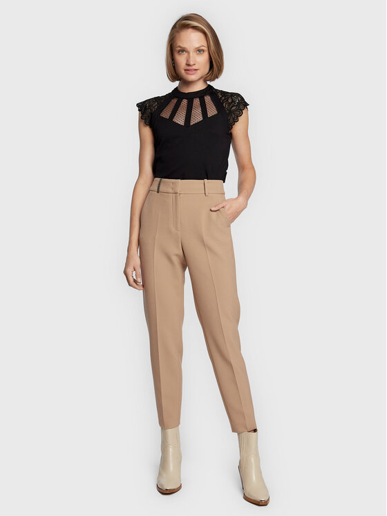 Morgan Morgan Bluse 222-DEMANE Schwarz Regular Fit