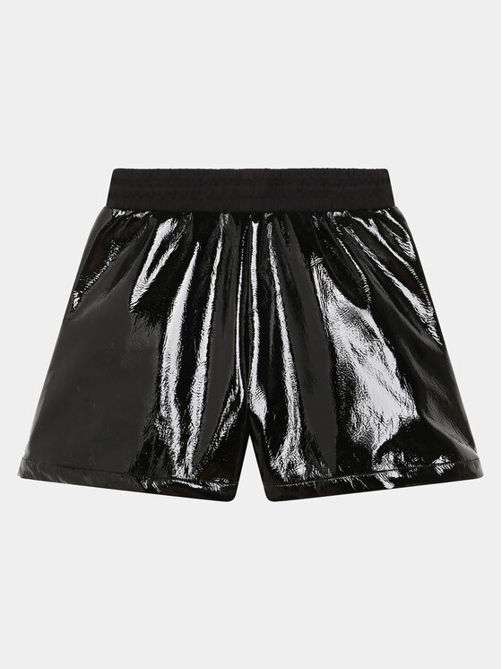DKNY DKNY Šortky z materiálu D34B17 D Černá Regular Fit