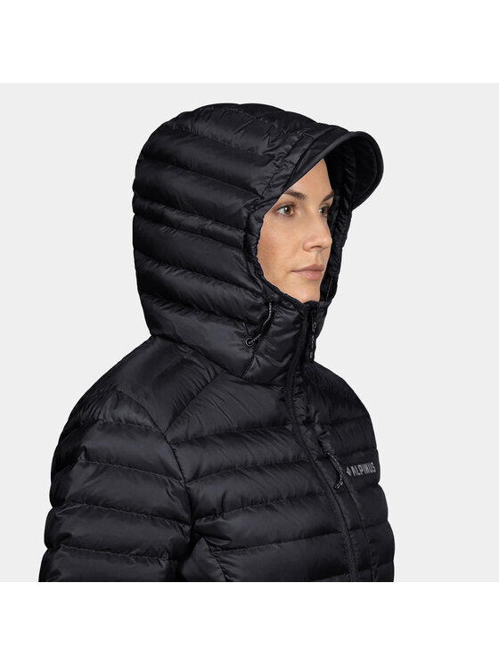 Alpinus Alpinus Kurtka puchowa Kiruna Czarny Regular Fit