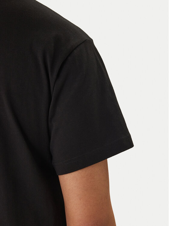 Versace Jeans Versace Jeans T-shirt 80GAHT14 Crna Regular Fit