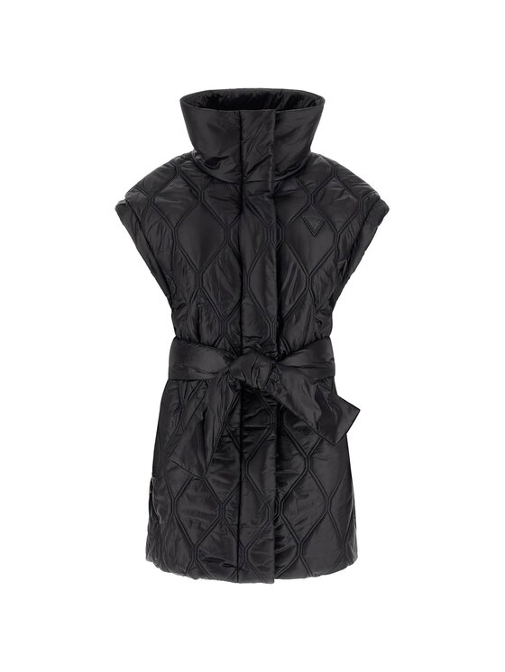 Guess Guess Bezrękawnik 180314 Czarny Classic Fit