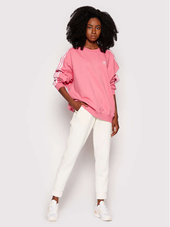 Felpa adicolor Classics H33542 Rosa Oversize