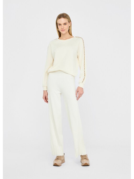 Liu Jo Liu Jo Felpa TF5114FS32110103 Bianco Regular Fit