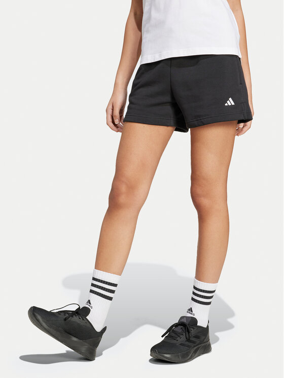 adidas adidas Спортивні шорти Essentials Small Logo JH3685 Чорний Loose Fit