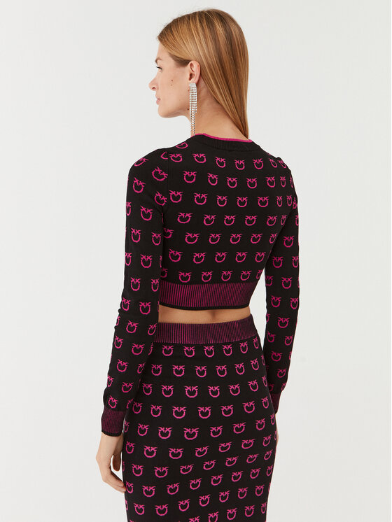 PINKO Pinko Sweter 101561 A112 Czarny Regular Fit