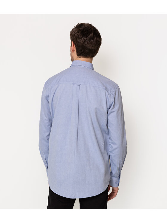 Lee Cooper Lee Cooper Koszula NEW TENBY ML66 Niebieski Comfort Fit