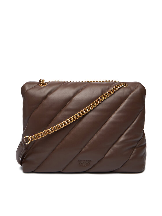 PINKO PINKO Ročna torba Love Puff Big Cl AI 25-26 PLTT 100037 A0F2 Rjava