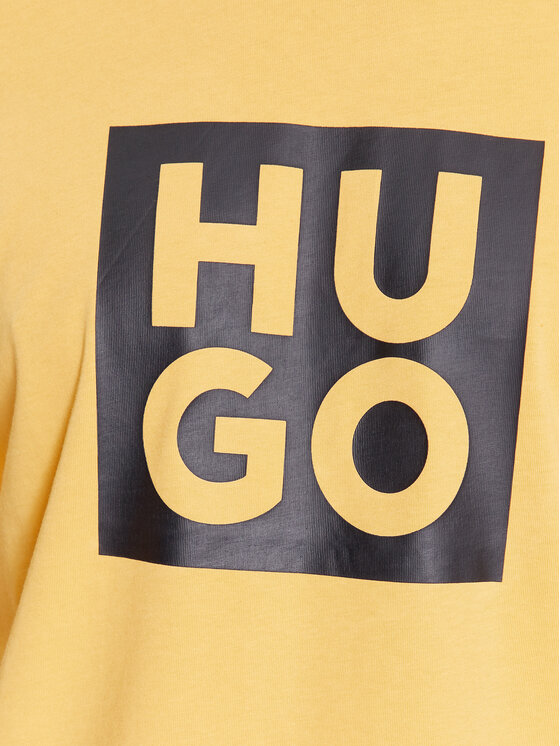 HUGO Hugo T-shirt Daltor 50473891 Žuta Regular Fit