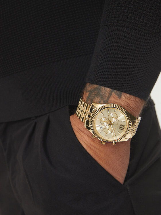 Michael Kors Michael Kors Sat Lexington MK8281 Zlatna