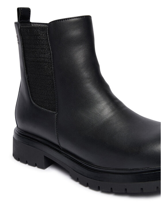 Tommy Hilfiger Tommy Hilfiger Členková obuv Chelsea Boot T3A5-34152-1355 D Čierna