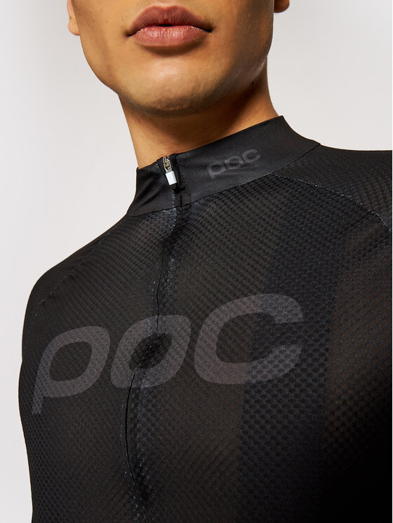 POC POC Cyklistické tričko Essential Road Logo 58131 Černá Slim Fit