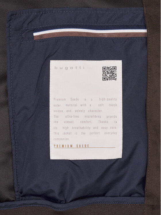 Bugatti Bugatti Суитшърт 777300-71018 S Кафяв Regular Fit