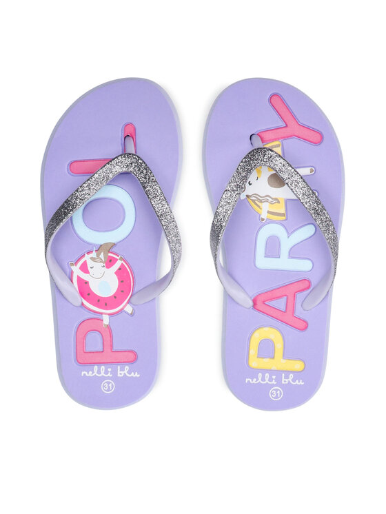 Nelli Blu Nelli Blu Flip flop 858697 Argintiu