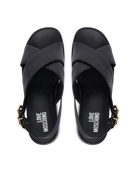LOVE MOSCHINO LOVE MOSCHINO Сандали JA16137I0OIA0000 Черен