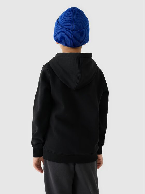 4F 4F Μπλούζα 4FJWMM00TSWSM1292-20S Μαύρο Regular Fit