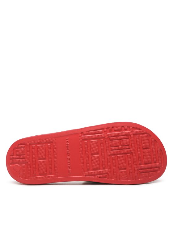 Tommy Hilfiger Tommy Hilfiger Papucs Rubber Th Flag Pool Slide FM0FM04263 Piros