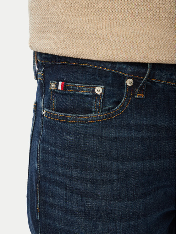 Tommy Hilfiger Tommy Hilfiger Džinsi Denton MW0MW43162 Tumši zils Slim Fit
