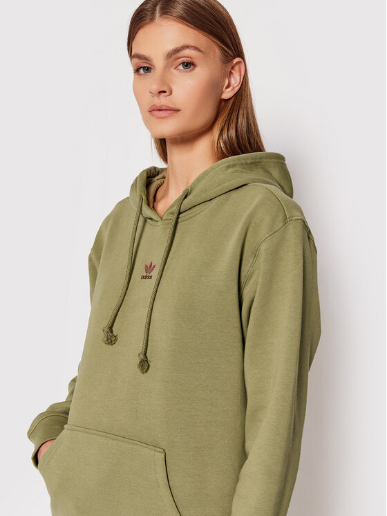 adidas Sweatshirt adicolor Essentials H34727 Grün Regular Fit | Modivo.at