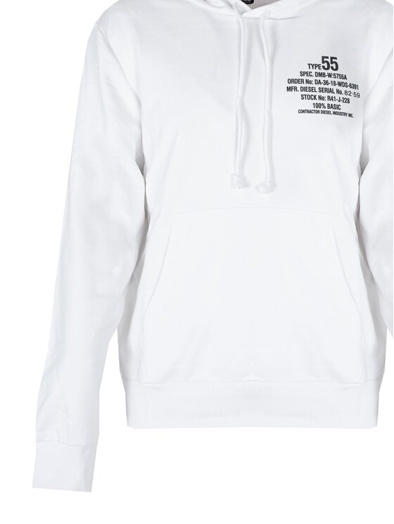 Diesel Diesel Μπλούζα A06500-0HAYT Λευκό Regular Fit