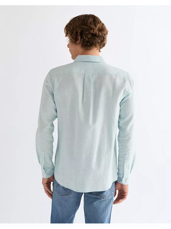 Wrangler Wrangler Koszula 1 PKT SHIRT Niebieski Regular Fit