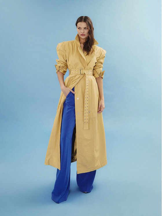 Patrizia Pepe Patrizia Pepe Bavlnené nohavice 2P1603/A049-CA01 Modrá Regular Fit