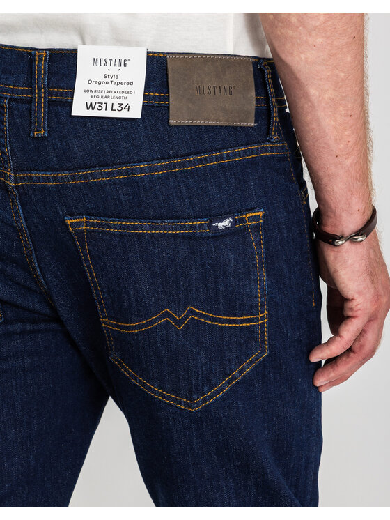 Mustang Mustang Jeansy OREGON TAPERED Niebieski Slim Fit