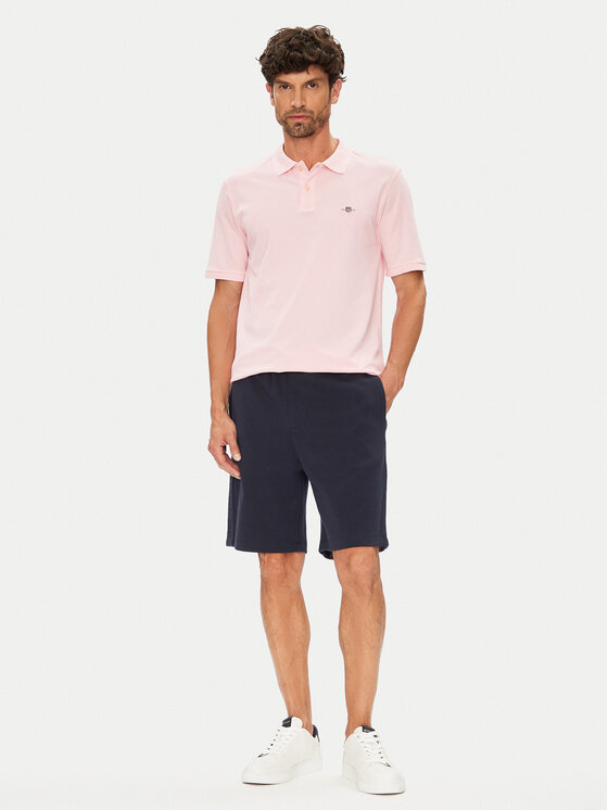 Gant Gant Szorty sportowe 2825122T Granatowy Regular Fit