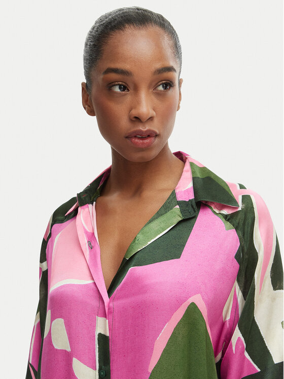 Iconique Iconique Vestito chemisier Annabelle IC26-098 Multicolore Relaxed Fit