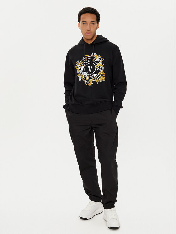 Versace Jeans Couture Versace Jeans Couture Bluza 78GAIC01 Czarny Regular Fit